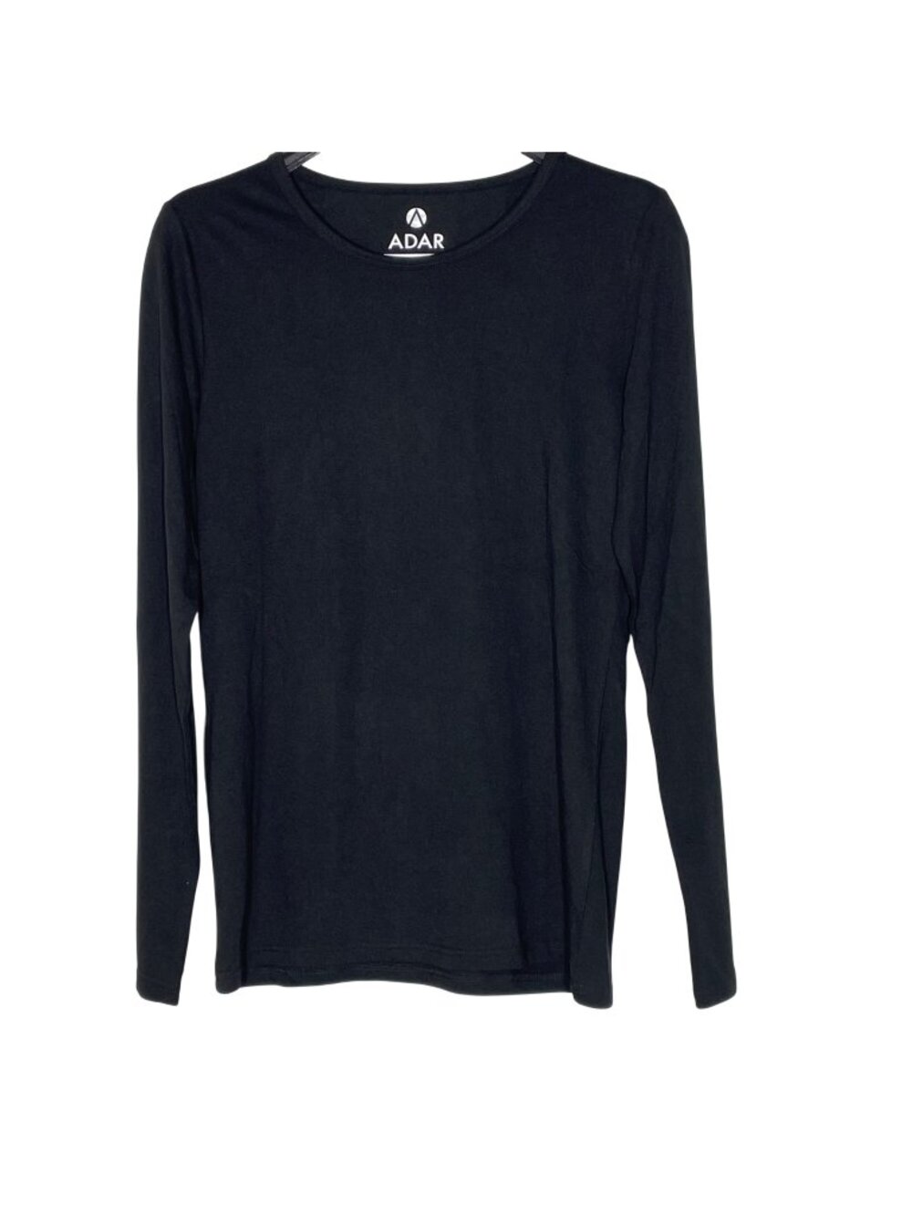 Adar Universal Underscrubs Long Sleeve Top Black Sz MED 2903 Nurse Medical